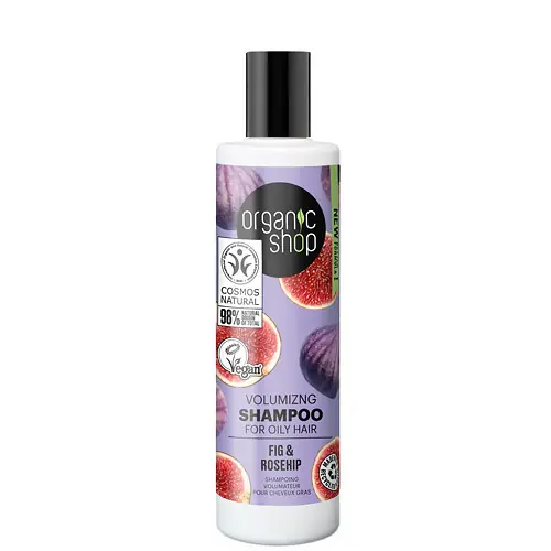 Árengedmény Organic Shop Füge és csipkebogyó Volumennövelő sampon 280 ml